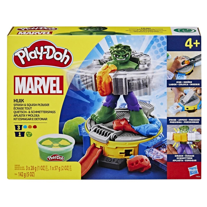 Play-Doh Marvel Hulk & Squish lekesett i gruppen LEKER, BARN OG BABY / Leker / Håndtverk hos TP E-commerce Nordic AB (C83515)