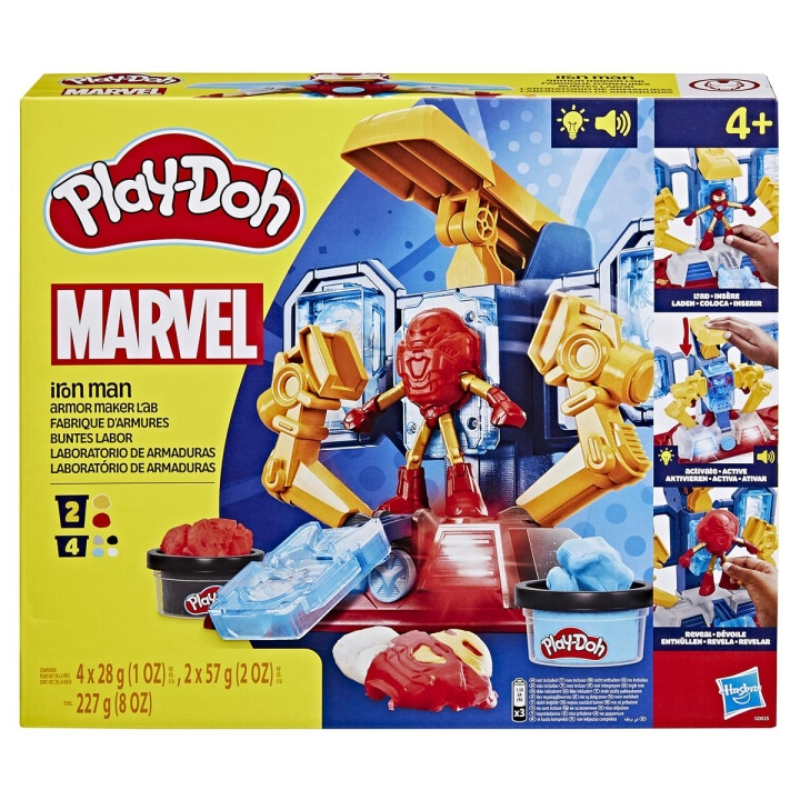 Play-Doh Marvel Iron Man Armor Maker Lab lekesett i gruppen LEKER, BARN OG BABY / Leker / Håndtverk hos TP E-commerce Nordic AB (C83516)