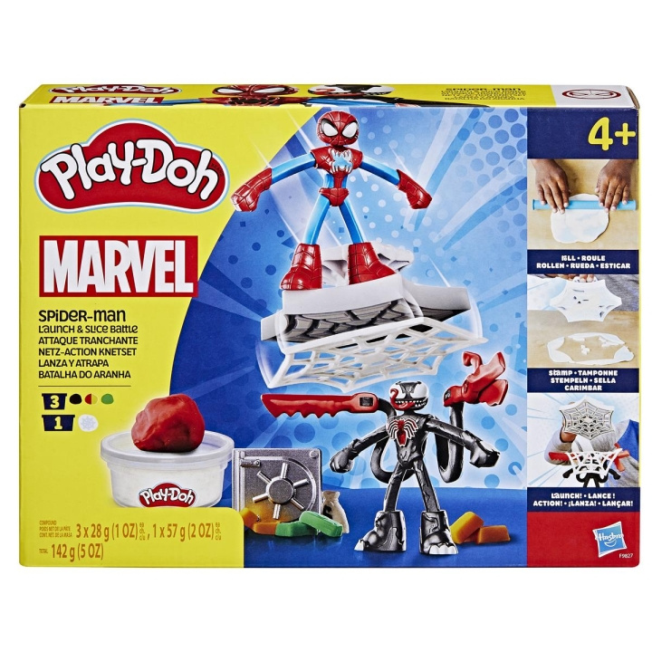 Play-Doh Marvel Spider-Man Launch & Slice lekesett i gruppen LEKER, BARN OG BABY / Leker / Håndtverk hos TP E-commerce Nordic AB (C83517)