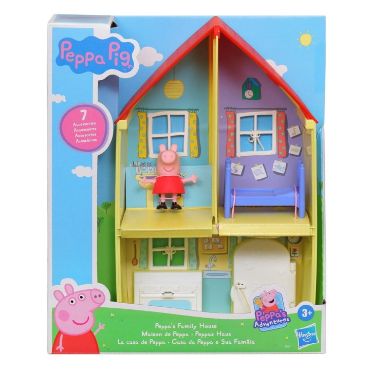 Hasbro Peppa Pig Peppas familiehus lekesett i gruppen LEKER, BARN OG BABY / Leker / Leksaker hos TP E-commerce Nordic AB (C83520)