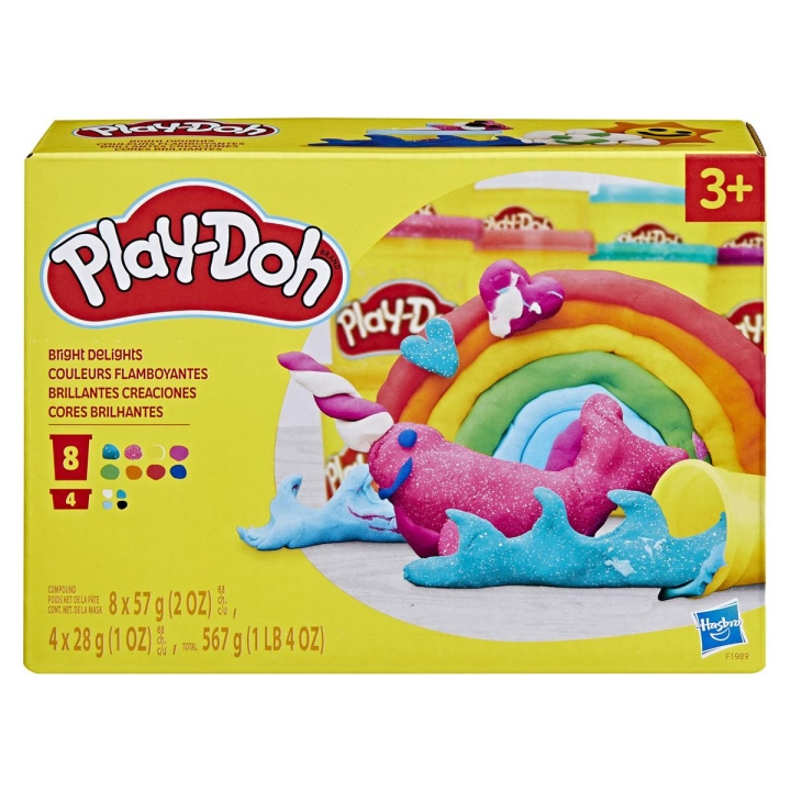 Play-Doh Compound Bright Delights flerfarget pakke i gruppen LEKER, BARN OG BABY / Leker / Håndtverk hos TP E-commerce Nordic AB (C83529)