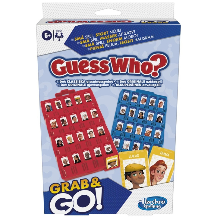 Hasbro Grab & Go Guess Who i gruppen LEKER, BARN OG BABY / Leker / Brettspill / Familiespill hos TP E-commerce Nordic AB (C83534)