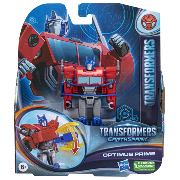 Transformers EarthSpark Warrior, Optimus Prime i gruppen LEKER, BARN OG BABY / Leker / Figurer, miniatyrer og tilbehør hos TP E-commerce Nordic AB (C83562)