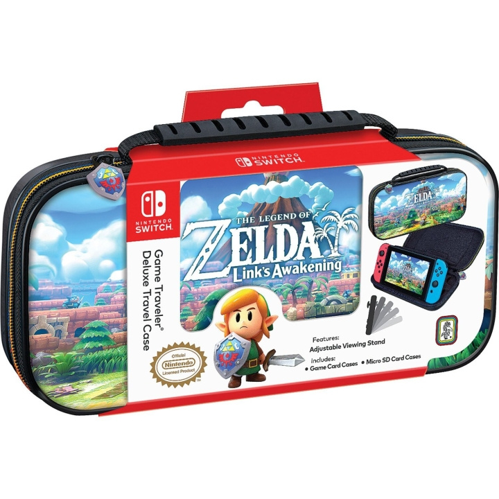 Bigben Big Ben Nintendo Switch offisielt reiseveske Zelda: Link\'s Awakening i gruppen Elektronikk / TV-spill & tilbehør / Nintendo Switch / Tilbehør hos TP E-commerce Nordic AB (C83598)