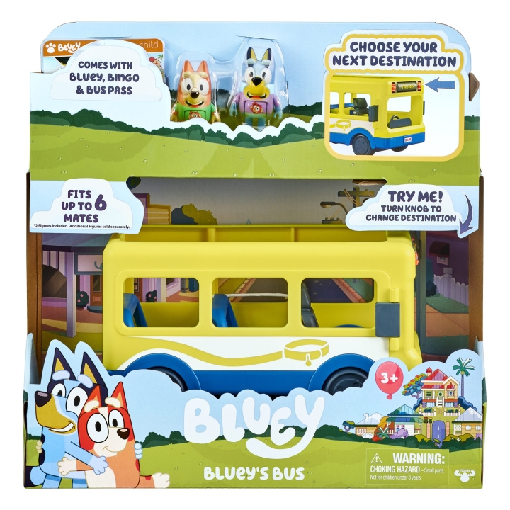 BLUEY Tema Skolebussens venner (90178) i gruppen LEKER, BARN OG BABY / Leker / Lekebiler hos TP E-commerce Nordic AB (C83645)