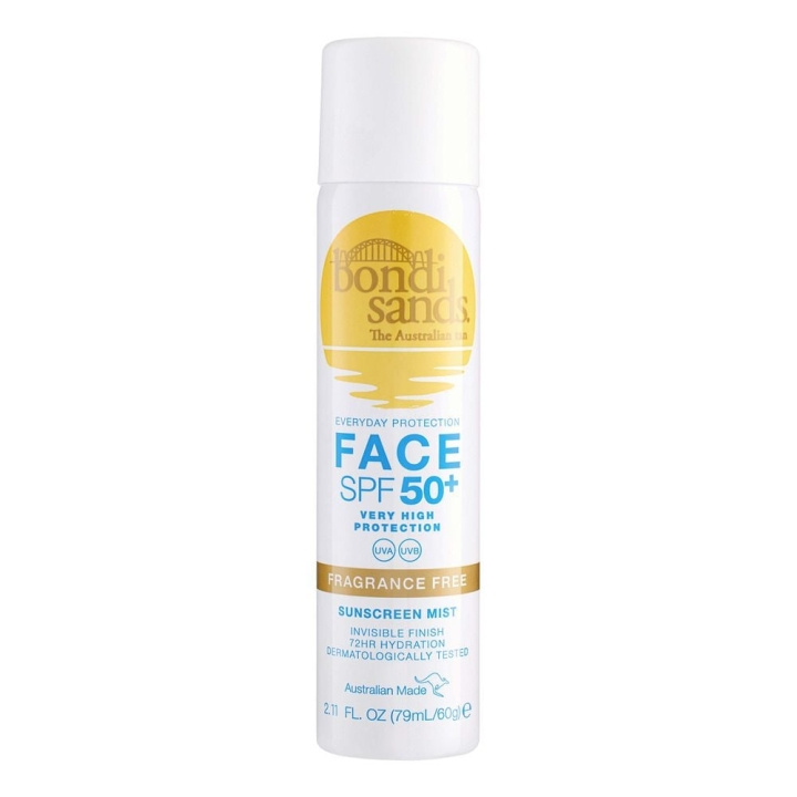 Bondi Sands SPF 50+ parfymefri ansiktsmist 79 ml i gruppen HELSE OG SKJØNNHET / Hudpleie / Soling / Solkrem hos TP E-commerce Nordic AB (C83650)