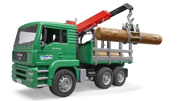 Bruder MAN TimberTruck med lasting (02769) i gruppen LEKER, BARN OG BABY / Leker / Leksaker hos TP E-commerce Nordic AB (C83781)