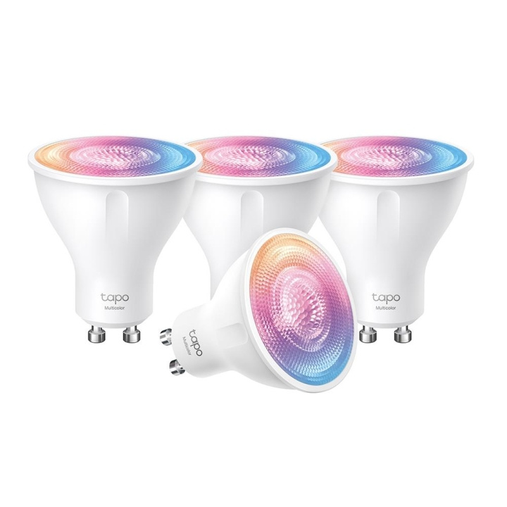 TP-Link Tapo Smart Wi-Fi-spotlight, flerfarget (4-pakning) /Tapo L630 i gruppen Elektronikk / Lys / LED-lys hos TP E-commerce Nordic AB (C83805)