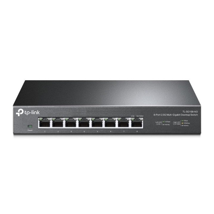 TP-Link 8-porters 2,5G multigigabit-skrivebordsbryter i gruppen Datautstyr / Nettverk / Switcher hos TP E-commerce Nordic AB (C83851)