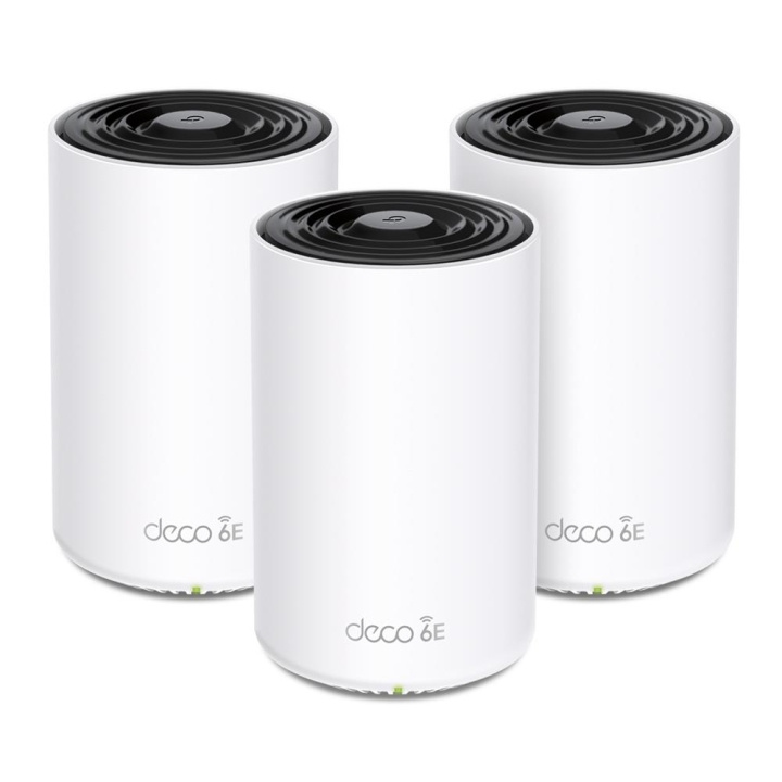 TP-Link Deco XE75 (3-pakning) Wi-Fi 6E AXE5400 Wi-Fi-system med netting for hele hjemmet i gruppen Datautstyr / Nettverk / Extenders hos TP E-commerce Nordic AB (C83860)