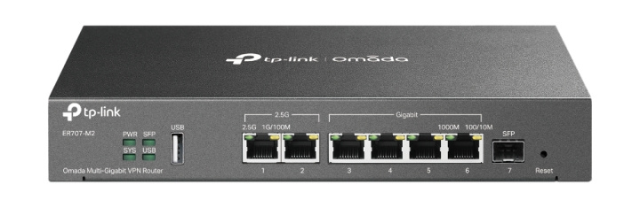 TP-Link Omada Multi-Gigabit VPN-ruter /ER707-M2 i gruppen Datautstyr / Nettverk / Routere hos TP E-commerce Nordic AB (C83883)