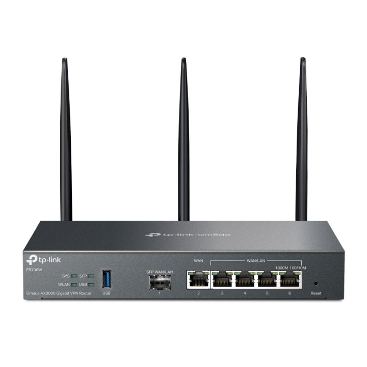 TP-Link AX3000 Omada Gigabit VPN-ruter /ER706W i gruppen Datautstyr / Nettverk / Routere hos TP E-commerce Nordic AB (C83905)