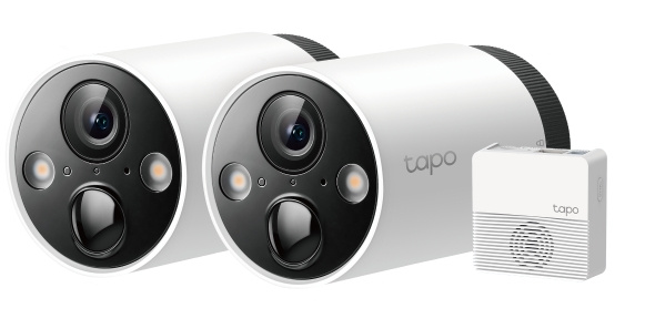 TP-Link Tapo Smart Wire-Free Security Camera System /Tapo C420S2 i gruppen HJEM, HUS OG HAGE / Alarm, Sikkerhet og overvåking / Overvåkingskameraer / Digitalt (nettverk) / Utendørs kameraer hos TP E-commerce Nordic AB (C83906)