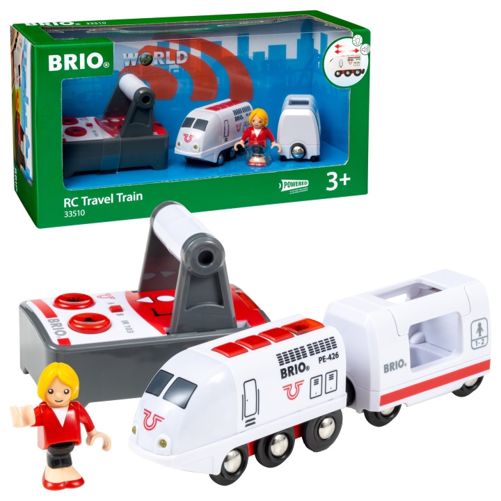 BRIO Fjernstyrt reisetog (33510) i gruppen LEKER, BARN OG BABY / Leker / Byggeleker / Brio Tågbanor hos TP E-commerce Nordic AB (C83962)