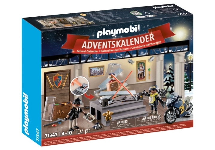 Playmobil Adventskalender Politi - Museumstyveri (71347) i gruppen LEKER, BARN OG BABY / Leker / Adventskalendere hos TP E-commerce Nordic AB (C84076)