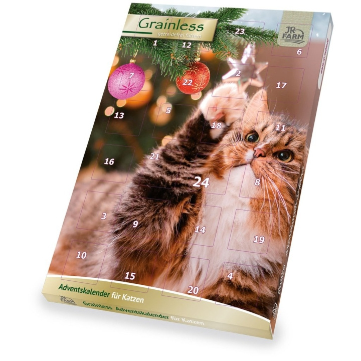 Jr Farm Kornfri adventskalender for katter - (JR22566) i gruppen HJEM, HUS OG HAGE / Dyretilbehør / Katt hos TP E-commerce Nordic AB (C84090)