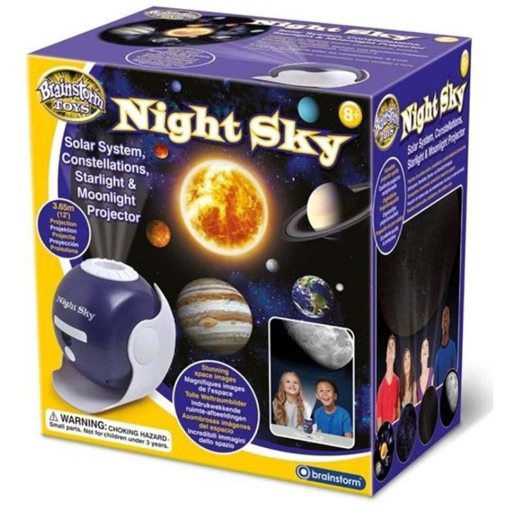 BrainStorm Night Sky - Solar System (306-2076) i gruppen LEKER, BARN OG BABY / Barnerom / Belysning / Nattlamper hos TP E-commerce Nordic AB (C84120)