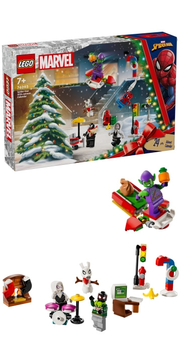 LEGO Marvel - Spider-Man 2024 adventskalender (76293) i gruppen LEKER, BARN OG BABY / Leker / Adventskalendere hos TP E-commerce Nordic AB (C84143)