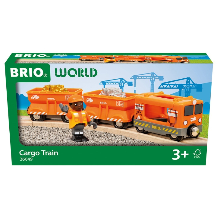 BRIO Cargo Train - 36049 i gruppen LEKER, BARN OG BABY / Leker / Byggeleker / Brio Tågbanor hos TP E-commerce Nordic AB (C84149)