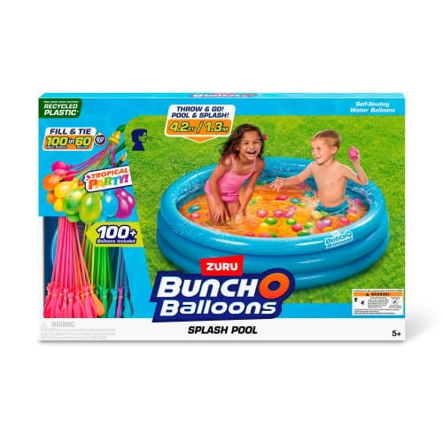 Bunch O \'Balloons Basseng med 100 selvforseglende vannballonger (56590) i gruppen LEKER, BARN OG BABY / Uteleker / Badeleker hos TP E-commerce Nordic AB (C84153)