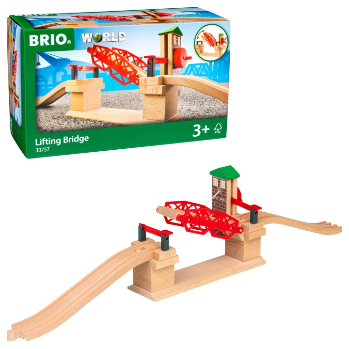 BRIO Løftebro (33757) i gruppen LEKER, BARN OG BABY / Leker / Byggeleker / Brio Tågbanor hos TP E-commerce Nordic AB (C84167)