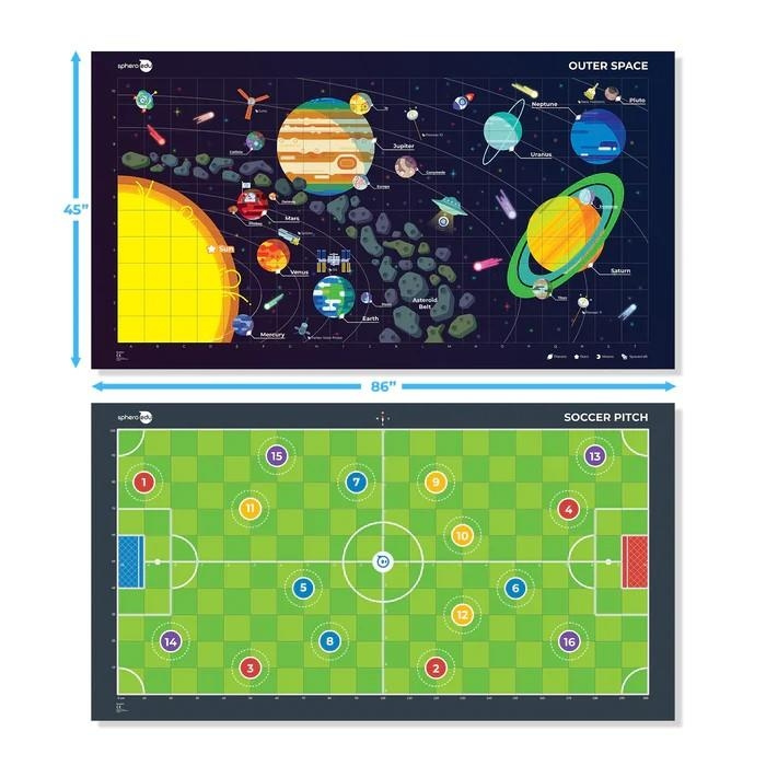 Sphero Code Mat Space/fotball Aktivitetskort i gruppen LEKER, BARN OG BABY / Leker / Eksperiment & DIY hos TP E-commerce Nordic AB (C84211)