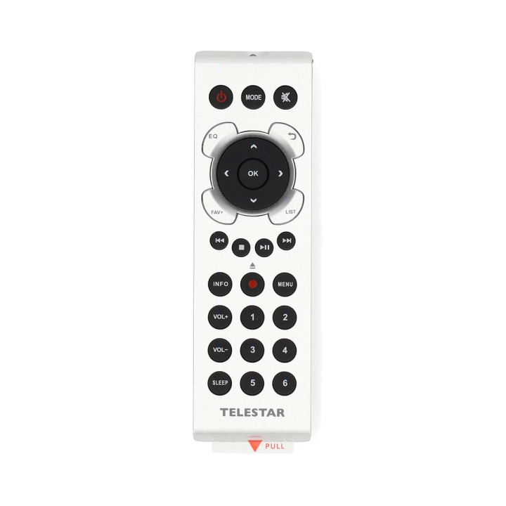 TELESTAR Remote Control DIRA M1 / M12i / M14i / S2 /S20C / S24i / S24 CD / S32i CD silver i gruppen Elektronikk / Lyd & Bilde / TV og tilbehør / Fjernkontroller hos TP E-commerce Nordic AB (C84255)