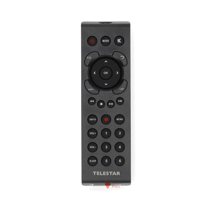 TELESTAR Remote Control DIRA M1/M11i+/M12i/M14i/S2/S20C/S21i+/S24i/S24CD/S32iCDDABMAN i310CD/i560CD Black i gruppen Elektronikk / Lyd & Bilde / TV og tilbehør / Fjernkontroller hos TP E-commerce Nordic AB (C84257)