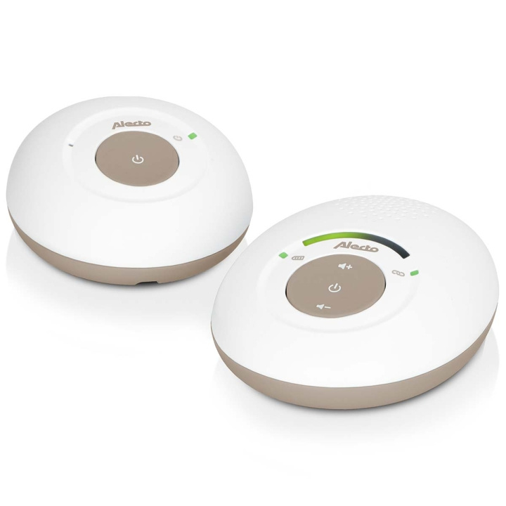 Alecto Babyfoon Full Eco DECT, hvit/taupe i gruppen LEKER, BARN OG BABY / Sikkerhet / Babymonitorer hos TP E-commerce Nordic AB (C84260)