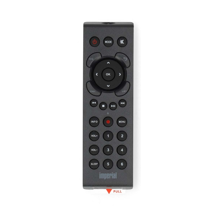 imperial Remote Control DABMAN i160/i170/i310CD/i410BTi510BT/i560CDschwarz with Eject Symbol i gruppen Elektronikk / Lyd & Bilde / TV og tilbehør / Fjernkontroller hos TP E-commerce Nordic AB (C84261)