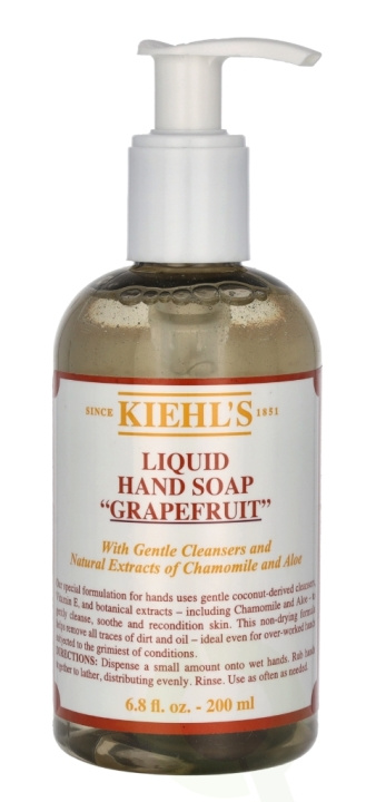 Kiehl\'s Liquid Hand Soap 200 ml Grapefruit i gruppen HELSE OG SKJØNNHET / Hudpleie / Kroppspleie / Duftsåpe hos TP E-commerce Nordic AB (C84347)