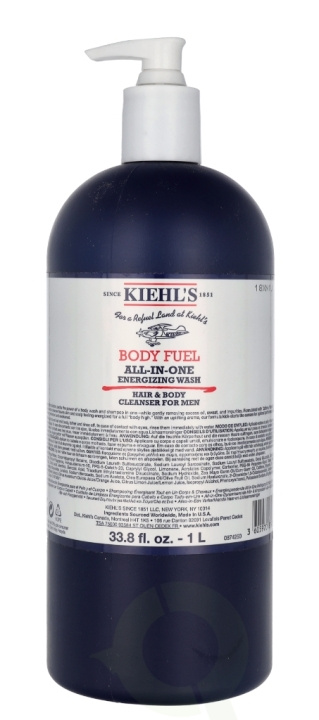 Kiehl\'s Body Fuel All-in-One Energizing Body Wash 1000 ml i gruppen HELSE OG SKJØNNHET / Hudpleie / Kroppspleie / Bad- og dusjkrem hos TP E-commerce Nordic AB (C84348)