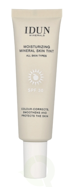 Idun Minerals Moisturizing Mineral Skin Tint SPF30 27 ml Light Warm i gruppen HELSE OG SKJØNNHET / Hudpleie / Ansikt / Ansiktskrem hos TP E-commerce Nordic AB (C84449)