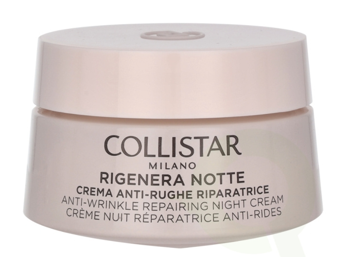 Collistar Rigenera Notte Anti-Wrinkle Repairing Night Cream 50 ml i gruppen HELSE OG SKJØNNHET / Hudpleie / Ansikt / Ansiktskrem hos TP E-commerce Nordic AB (C84460)