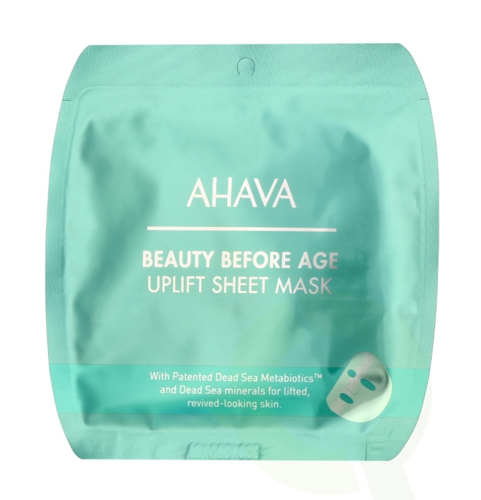 Ahava Beauty Before Age Uplift Sheet Mask 102 g 6x17g i gruppen HELSE OG SKJØNNHET / Hudpleie / Ansikt / Masker hos TP E-commerce Nordic AB (C84493)