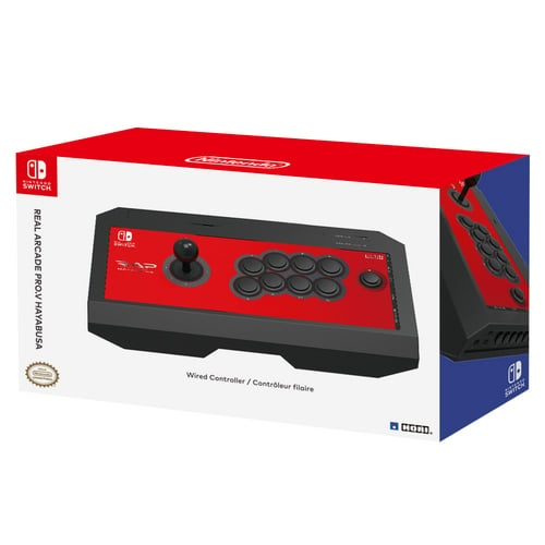 Hori Real Arcade Pro V Hayabusa Fight Stick i gruppen Elektronikk / TV-spill & tilbehør / Nintendo Switch / Tilbehør hos TP E-commerce Nordic AB (C84563)