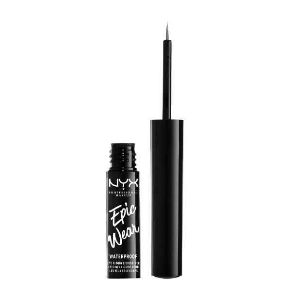 NYX Professional Makeup Epic Wear Metallic Liquid Liner - Gunmetal i gruppen HELSE OG SKJØNNHET / Makeup / Øyne og øyebryn / Eyeliner/Kajal hos TP E-commerce Nordic AB (C84613)