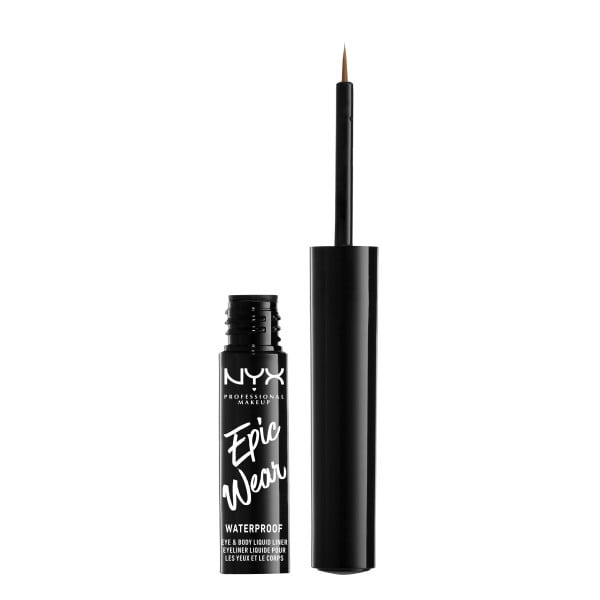 NYX Professional Makeup Epic Wear Metallic Liquid Liner - Brown Metal i gruppen HELSE OG SKJØNNHET / Makeup / Øyne og øyebryn / Eyeliner/Kajal hos TP E-commerce Nordic AB (C84614)