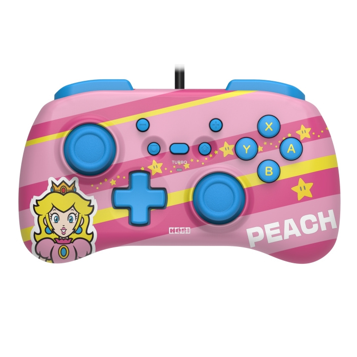 Hori Horipad Mini Super Mario Series Peach i gruppen Elektronikk / TV-spill & tilbehør / Nintendo Switch / Tilbehør hos TP E-commerce Nordic AB (C84617)