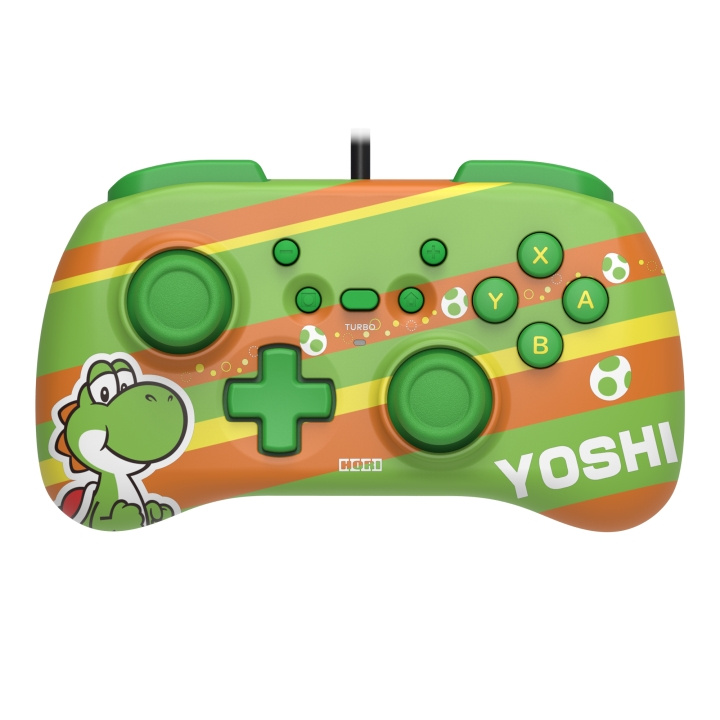 Hori Horipad Mini Super Mario Series Yoshi i gruppen Elektronikk / TV-spill & tilbehør / Nintendo Switch / Tilbehør hos TP E-commerce Nordic AB (C84618)