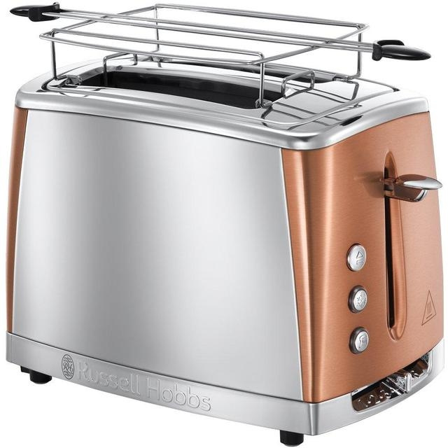 Russell Hobbs Luna Brødrister kobber i gruppen HJEM, HUS OG HAGE / Husholdningsapparater / Brødristere og toastjern / Brødristere hos TP E-commerce Nordic AB (C84655)