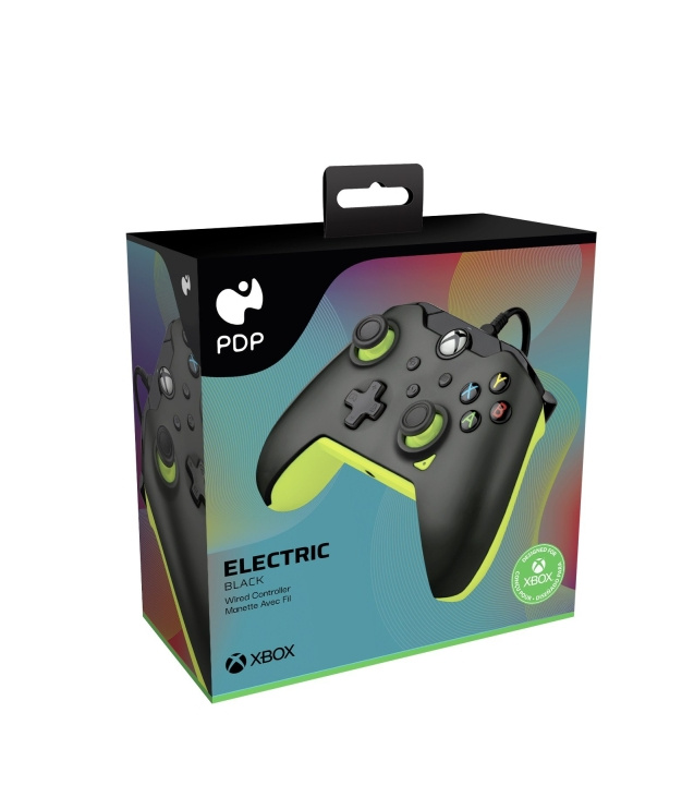 PDP Gaming Kablet kontroller - elektrisk svart i gruppen Elektronikk / TV-spill & tilbehør / Xbox Series X hos TP E-commerce Nordic AB (C84656)