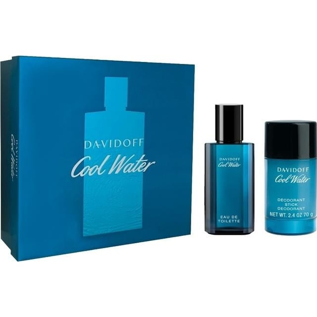 Davidoff Cool Water Man EDT 40 ml + Deo Stick 75 ml - Gavesett i gruppen HELSE OG SKJØNNHET / Gavesett / Gavesett for ham hos TP E-commerce Nordic AB (C84659)