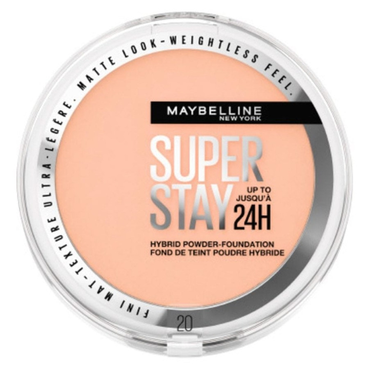 Maybelline New York Superstay 24H Hybrid Powder Foundation 20,0 i gruppen HELSE OG SKJØNNHET / Makeup / Makeup ansikt / Pudder hos TP E-commerce Nordic AB (C84668)