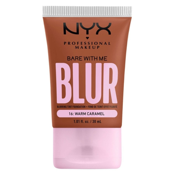 NYX Professional Makeup Bare With Me Blur Tint Foundation 16 Warm Caramel i gruppen HELSE OG SKJØNNHET / Makeup / Makeup ansikt / Foundation hos TP E-commerce Nordic AB (C84679)