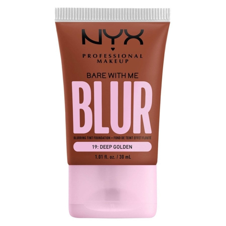 NYX Professional Makeup Bare With Me Blur Tint Foundation 19 Deep Golden i gruppen HELSE OG SKJØNNHET / Makeup / Makeup ansikt / Foundation hos TP E-commerce Nordic AB (C84682)