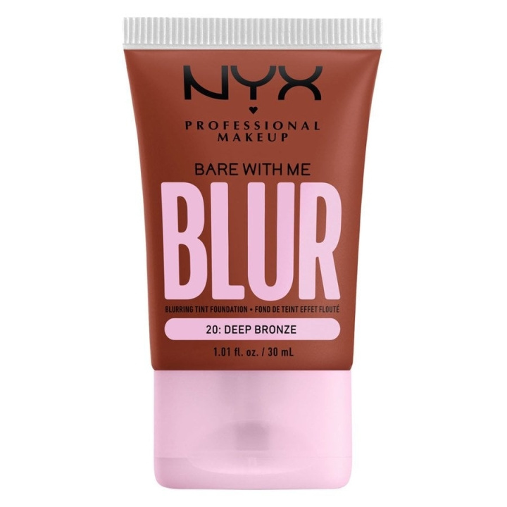 NYX Professional Makeup Bare With Me Blur Tint Foundation 20 Deep Bronze i gruppen HELSE OG SKJØNNHET / Makeup / Makeup ansikt / Foundation hos TP E-commerce Nordic AB (C84683)