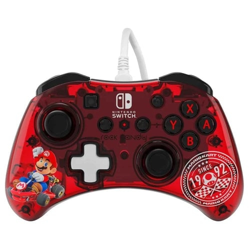 PDP Gaming Rock Candy Mini Wired Controller - Mario Kart i gruppen Elektronikk / TV-spill & tilbehør / Nintendo Switch / Tilbehør hos TP E-commerce Nordic AB (C84688)