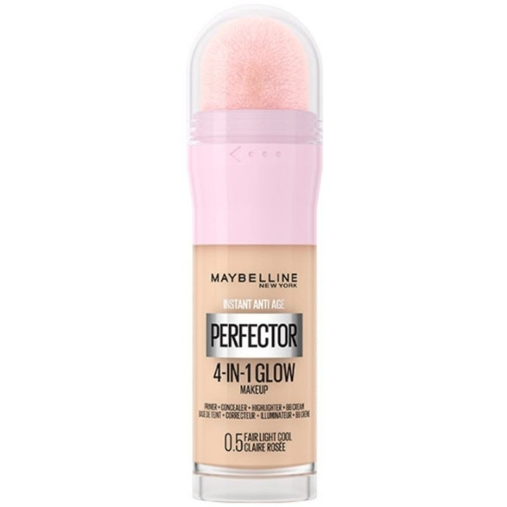 Maybelline Instant Perfector 4-i-1 Glow Makeup 0.5 Fair Light Cool i gruppen HELSE OG SKJØNNHET / Makeup / Makeup ansikt / Foundation hos TP E-commerce Nordic AB (C84695)