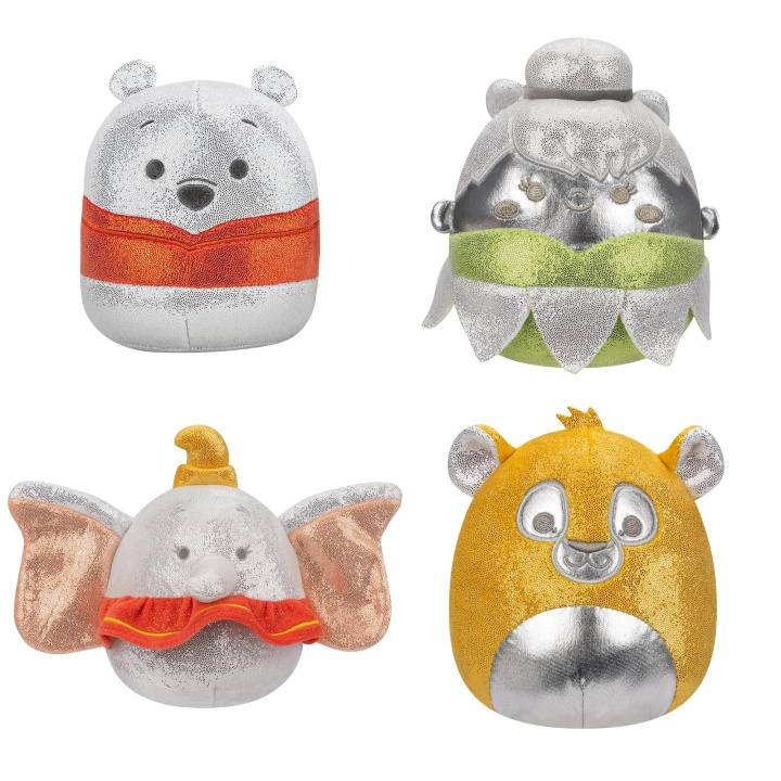 Squishmallows 13 cm Disney 100 4-pakning (230233) i gruppen LEKER, BARN OG BABY / Babyleker (0-3 år) / Kosedyr hos TP E-commerce Nordic AB (C84721)